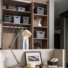 Caixa Organizadora Cube Média 18 Litros Preto Brinquedos Top