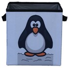 Caixa Organizadora De Brinquedos Estampada 28x30x28cm Estampa