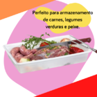 Caixa Organizadora De Freezer E Geladeira Retangular De Plást