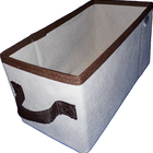 Caixa Organizadora De Tecido Organibox   C/ Alça E Tampa De 1