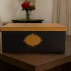 Caixa Organizadora Decorada com Rótulo