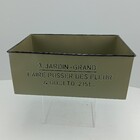 Caixa Organizadora Decorativa Home&co Metal 12x30x21cm Cinza