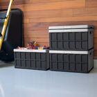 Caixa Organizadora Dobrável Para Porta Malas 62l Cinza 4u.