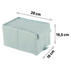 Caixa Organizadora Dobrável TNT Laguna 17x18x28cm KUB Spaceo