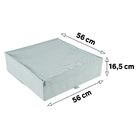 Caixa Organizadora Dobrável TNT Laguna 17x56x56cm KUB Spaceo