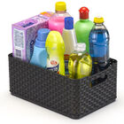 Caixa Organizadora Em Rattan Nº3 Preto 4.5 Litros Preto