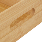 Caixa Organizadora Empilhável Bambu Bege 16x9x23,5 cm Oikos