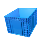 Caixa Organizadora Euro 95l - 600x500x400 Mm  Azul Claro