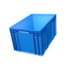 Caixa Organizadora Euro Fl 53l - 600x400x320 Mm  Azul Claro