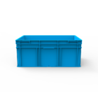 Caixa Organizadora Euro Forte Light 136l - 800x600x340 Mm  Az