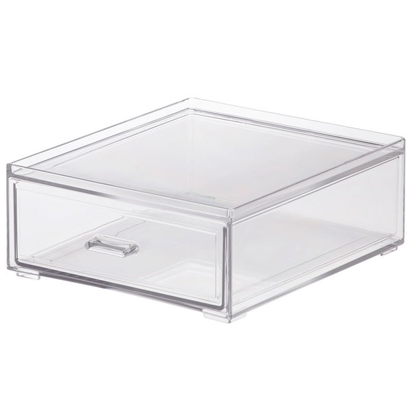 Caixa Organizadora Gaveta 18,5x16x7cm - Paramount - Cristal