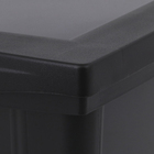 Caixa Organizadora Grande em Plástico Preto 65L Radical Color Ordene