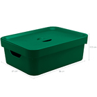 Caixa Organizadora Grande Para Closet 10l Com Tampa Nordi Ver