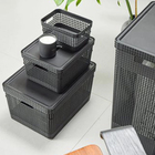 Caixa Organizadora Grid Cesto Organizador Armário Despensa Br