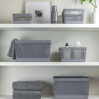 Caixa Organizadora Grid Cesto Organizador Armário Despensa Br