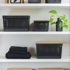 Caixa Organizadora Grid Cesto Organizador Armário Despensa Br