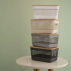 Caixa Organizadora Grid Cesto Organizador Armário Despensa Br