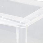 Caixa Organizadora Incolor 30,7x63,5x42,5cm 65L Radical Color Ordene