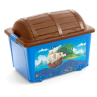 Caixa Organizadora Infantil Baú Pirata Rodinha 50 L Curver
