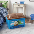 Caixa Organizadora Infantil Baú Pirata Rodinha 50 L Curver