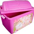 Caixa Organizadora Infantil Princesa Rodinha 50 L Curver