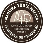 Caixa Organizadora Infantil Tramontina Baby Friends Em Madeir