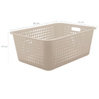 Caixa organizadora maxi Ou bege 40 litros