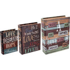 Caixa Organizadora Mdf Color 3pç Livro