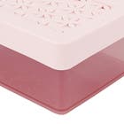 Caixa Organizadora Mini 750ML Plástico Rosa Hana Ordene