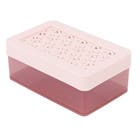 Caixa Organizadora Mini 750ML Plástico Rosa Hana Ordene