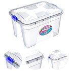 Caixa Organizadora Multiuso -transparente 56 Litros