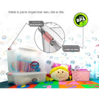 Caixa Organizadora Multiuso -transparente 56 Litros