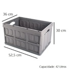 Caixa Organizadora Multiuso Desmontável 42lts Plasutil