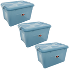 Caixa Organizadora Multiuso Up House Plástica 12 Litros Azul
