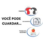 Caixa Organizadora Padrão Camisa Preta