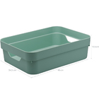 Caixa Organizadora Plástica Guarda 16l Roupa Armário Closet V