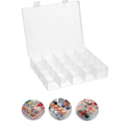 Caixa Organizadora Plástico 20 Divisórias Estojo Multiuso