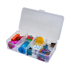 Caixa Organizadora Plástico Transparente 3,5x9,5x15,8cm Usual Utilidades