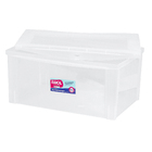 Caixa Organizadora Plástico Transparente 65L 30,7x63,5x42,5 cm Radical Color Ordene