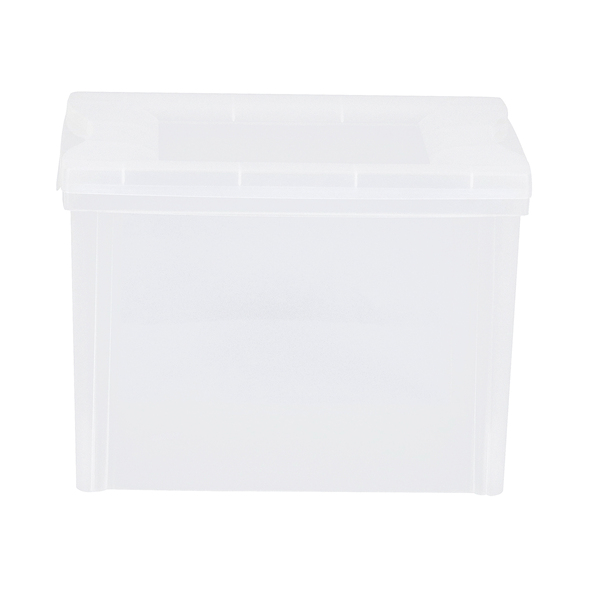 Caixa Organizadora Plástico Transparente 30L 30,7x42,5x30,5 cm Radical Color Ordene