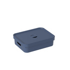 Caixa Organizadora Plástico Azul Indico Cube 16L 45x35,5x13cm OU