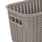 Caixa Organizadora Plstico Ratan Cinza 55L 35x151x135cm So Bernardo