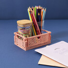 Caixa Organizadora Plástico Dobravel 0,8L Terracota Oikos