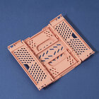 Caixa Organizadora Plástico Dobravel 0,8L Terracota Oikos