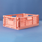 Caixa Organizadora Plástico Dobravel 14L Terracota Oikos