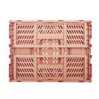 Caixa Organizadora Plástico Dobravel 14L Terracota Oikos