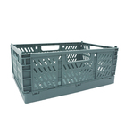 Caixa Organizadora Plástico Dobravel 2,3L Verde Oikos