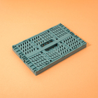 Caixa Organizadora Plástico Dobravel 6,5L Verde Oikos