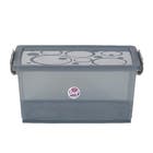 Caixa Organizadora Plástico Grafite 7,5L Ordene