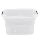 Caixa Organizadora Plástico Incolor 29L Flex Sanremo